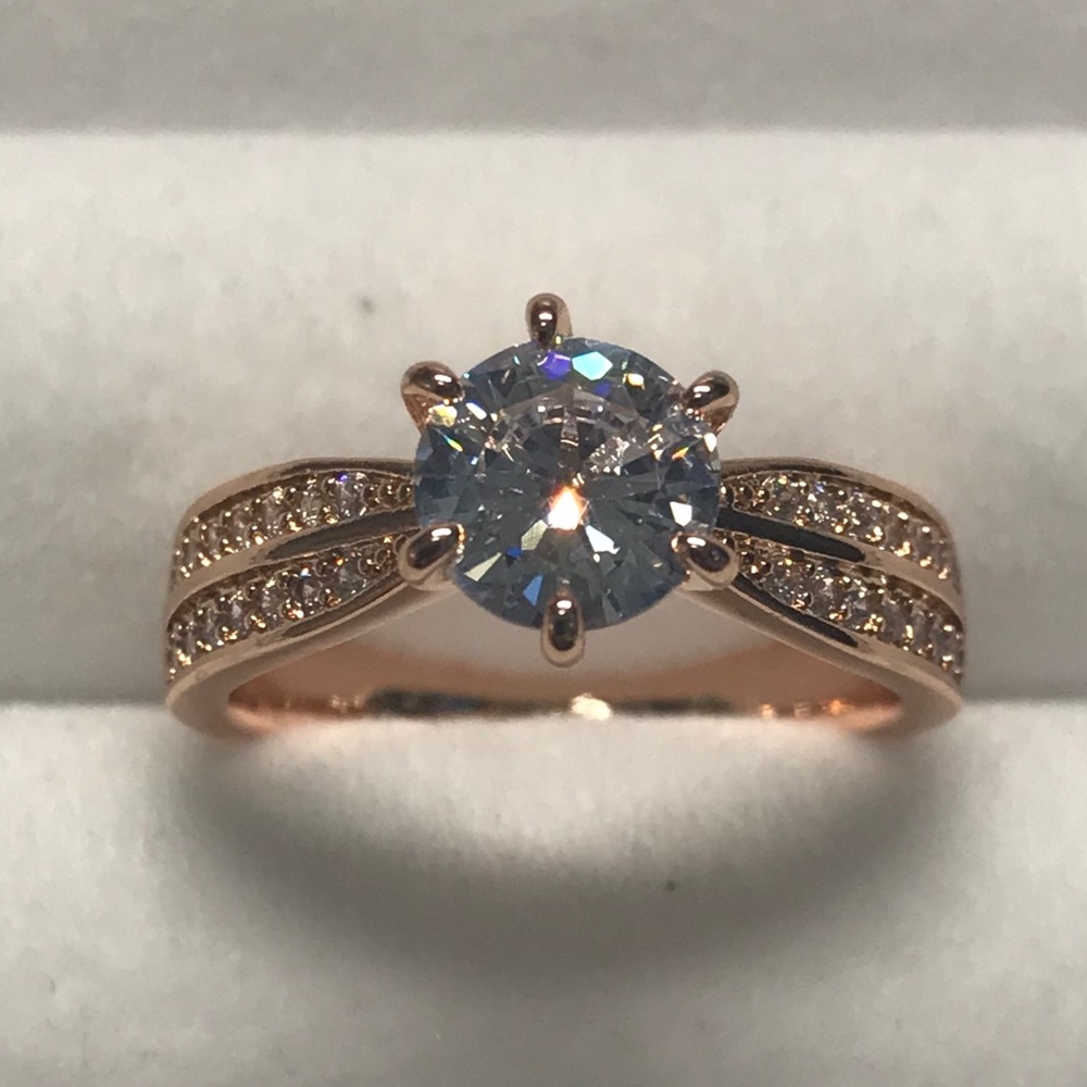 **SOLD** Size 6.5, “Diamond” Ring